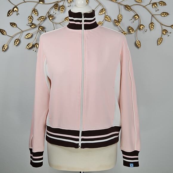 Vintage Fuda Pink & Brown Women's Jacket Size Large - Picture 8 of 8
